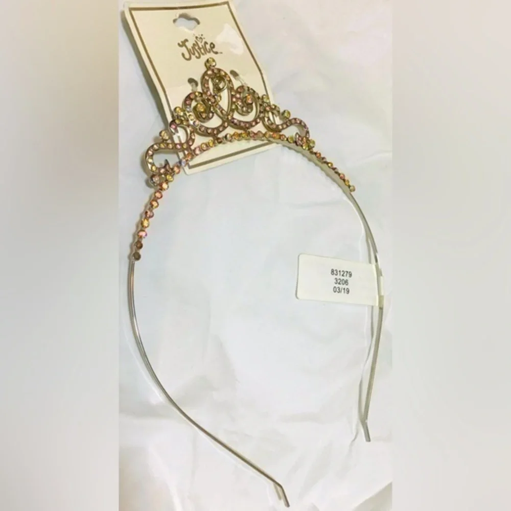 Justice Gemmed Tiara Headband